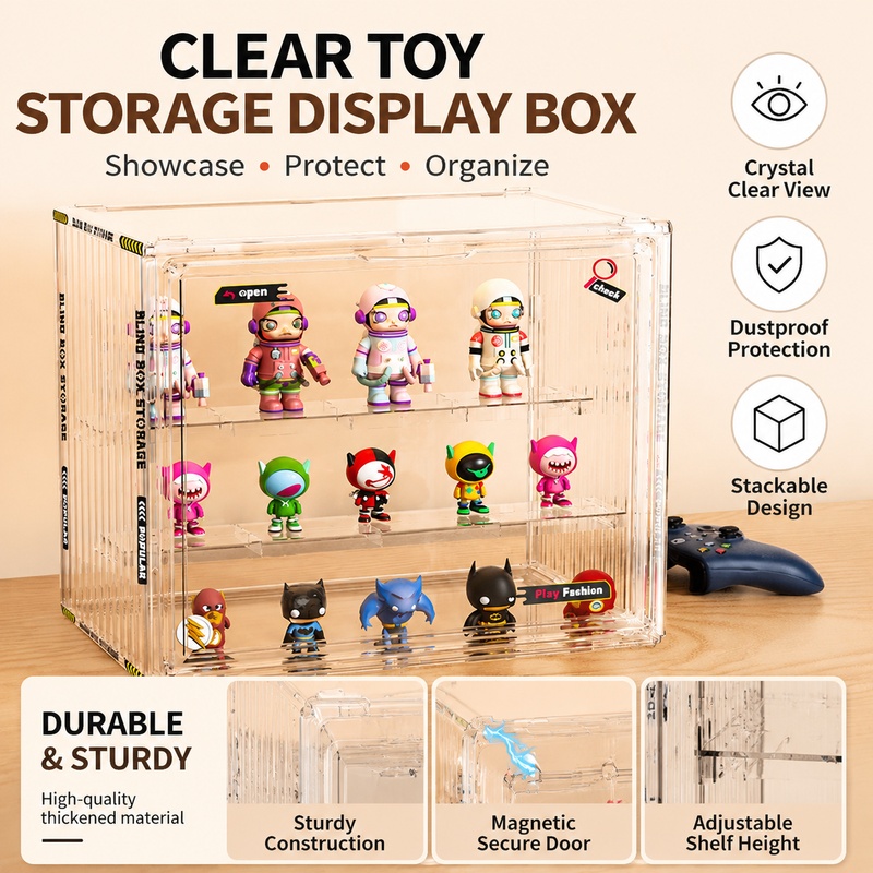 Duża akrylowa gablota ekspozyc – Pop Display Shelf recenzja i cena