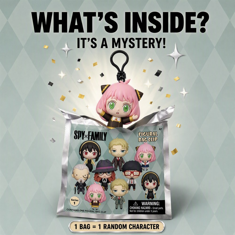 Spy x Family 3D PVC brelok do  – Mystery Box Blind Bag recenzja i cena