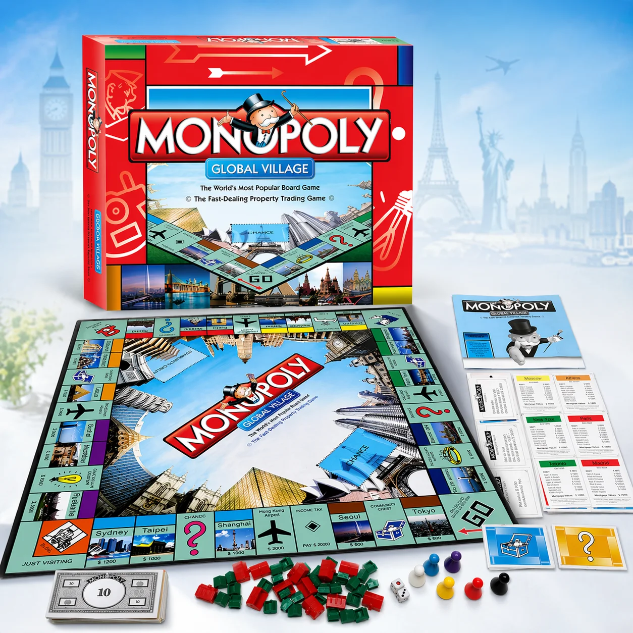 Premium MONOPOLY GLOBAL VILLAG – Hasbro Game Monopoly recenzja i cena
